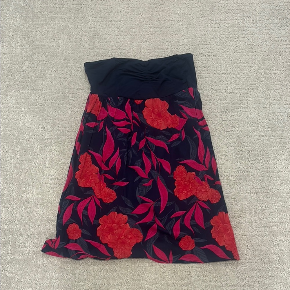 Roxy Navy Blue Strapless Dress